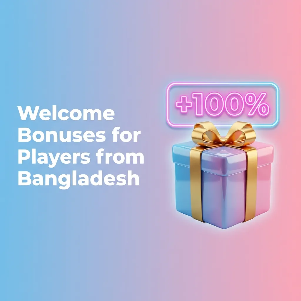 Welcome bonuses for Bangladesh players: 200% casino bonus up to ৳600 and 100% sports bonus up to ৳10,000