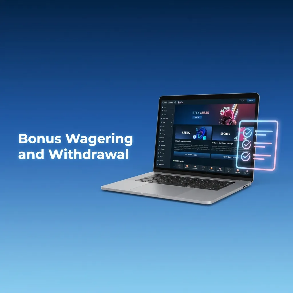 Bonus wagering requirements explained: separate bonus account with 10x-15x wagering needed before withdrawal of winnings.