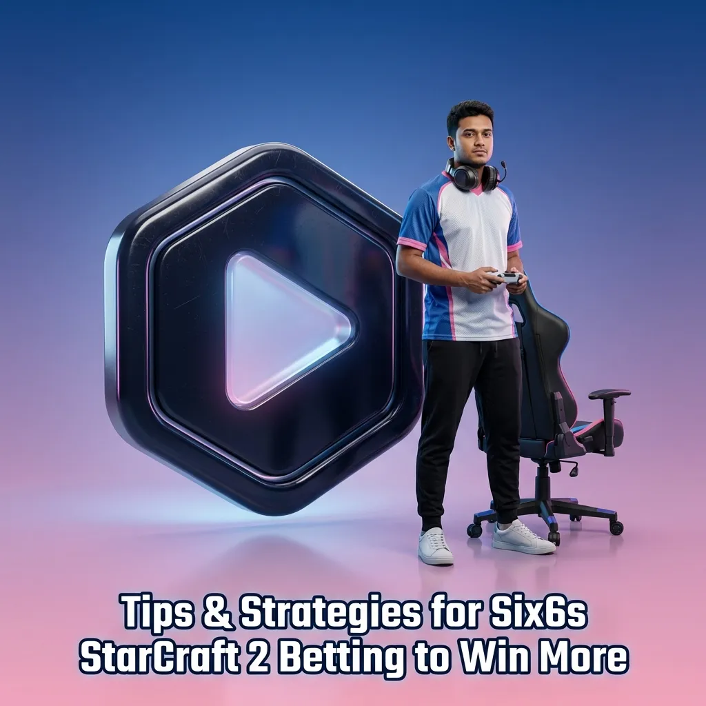 StarCraft 2 betting strategy guide showing race matchups, map analysis, and bankroll management tips for Six6s platform